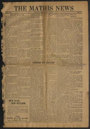 The Mathis News (Mathis, Tex.), Vol. 26, No. 3, Ed. 1 Friday, January 17, 1941