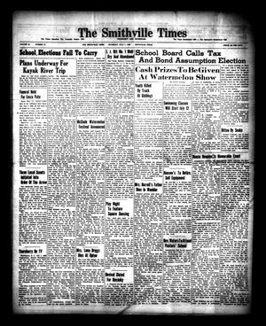 Primary view of object titled 'The Smithville Times Transcript and Enterprise (Smithville, Tex.), Vol. 64, No. 27, Ed. 1 Thursday, July 7, 1955'.