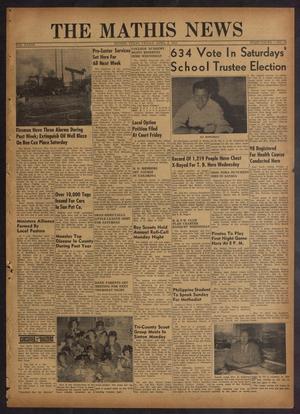 The Mathis News (Mathis, Tex.), Vol. 39, No. 15, Ed. 1 Friday, April 9, 1954