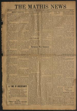The Mathis News (Mathis, Tex.), Vol. 26, No. 16, Ed. 1 Friday, April 18, 1941