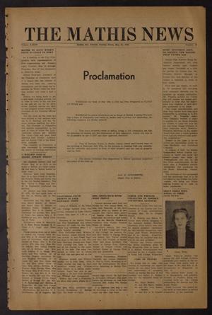 Primary view of object titled 'The Mathis News (Mathis, Tex.), Vol. 33, No. 21, Ed. 1 Friday, May 21, 1948'.