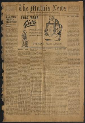 The Mathis News (Mathis, Tex.), Vol. 26, No. 51, Ed. 1 Friday, December 19, 1941