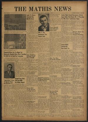 The Mathis News (Mathis, Tex.), Vol. 39, No. 40, Ed. 1 Friday, October 1, 1954