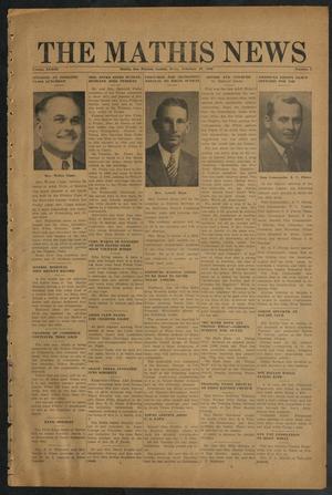 The Mathis News (Mathis, Tex.), Vol. 33, No. 9, Ed. 1 Friday, February 27, 1948