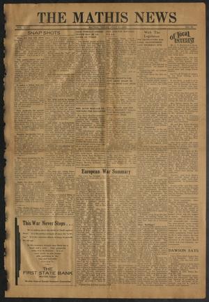 The Mathis News (Mathis, Tex.), Vol. 26, No. 28, Ed. 1 Friday, July 11, 1941