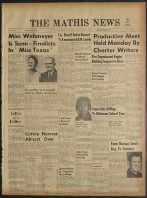 The Mathis News (Mathis, Tex.), Vol. 55, No. 34, Ed. 1 Thursday, August 8, 1963