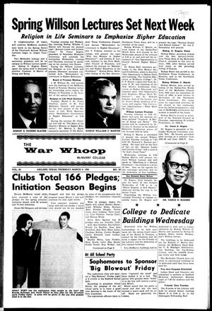 The War Whoop (Abilene, Tex.), Vol. 42, No. 19, Ed. 1, Thursday, March 4, 1965
