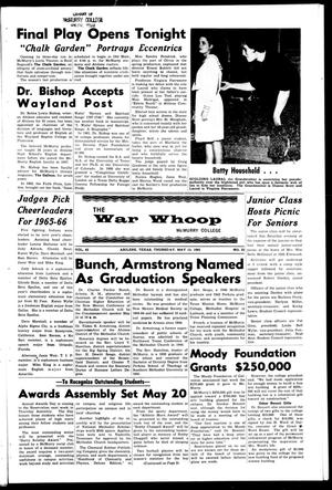 The War Whoop (Abilene, Tex.), Vol. 42, No. 25, Ed. 1, Thursday, May 13, 1965