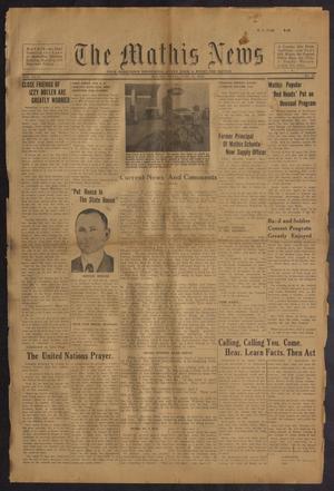 The Mathis News (Mathis, Tex.), Vol. 26, No. 23, Ed. 1 Friday, June 19, 1942
