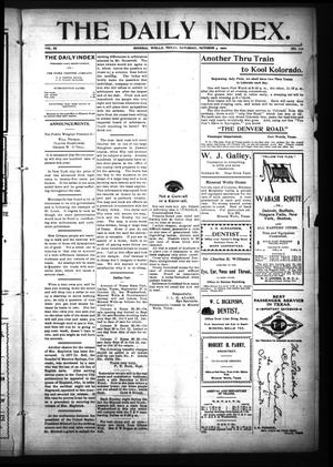 The Daily Index. (Mineral Wells, Tex.), Vol. 3, No. 132, Ed. 1 Saturday, October 4, 1902