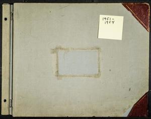 Primary view of object titled '[City of Grand Prairie Tax Roll: 1951 to 1954]'.