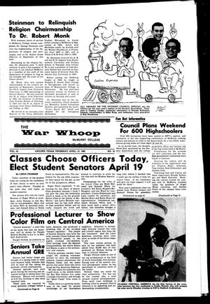 The War Whoop (Abilene, Tex.), Vol. 43, No. 22, Ed. 1, Friday, April 15, 1966