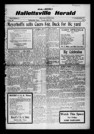 Semi-weekly Hallettsville Herald (Hallettsville, Tex.), Vol. 56, No. 5, Ed. 1 Tuesday, July 17, 1928