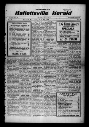 Semi-weekly Hallettsville Herald (Hallettsville, Tex.), Vol. 55, No. 80, Ed. 1 Friday, April 6, 1928
