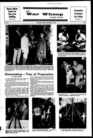 The War Whoop (Abilene, Tex.), Vol. 45, No. 6, Ed. 1, Wednesday, October 18, 1967