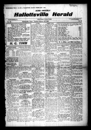 Semi-weekly Hallettsville Herald (Hallettsville, Tex.), Vol. 55, No. 63, Ed. 1 Tuesday, February 7, 1928