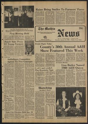 The Mathis News (Mathis, Tex.), Vol. 57, No. 4, Ed. 1 Thursday, January 24, 1980