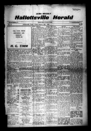 Semi-weekly Hallettsville Herald (Hallettsville, Tex.), Vol. 55, No. 56, Ed. 1 Friday, January 13, 1928