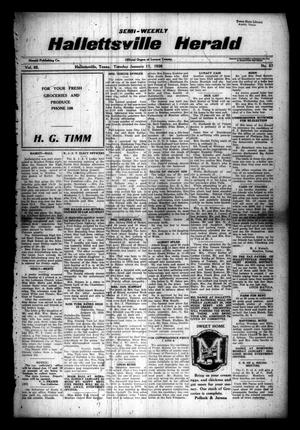 Semi-weekly Hallettsville Herald (Hallettsville, Tex.), Vol. 55, No. 57, Ed. 1 Tuesday, January 17, 1928