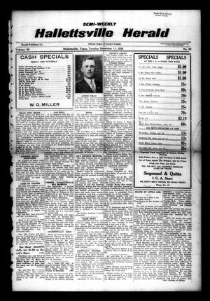 Semi-weekly Hallettsville Herald (Hallettsville, Tex.), Vol. 56, No. 45, Ed. 1 Tuesday, December 11, 1928