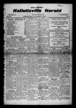Semi-weekly Hallettsville Herald (Hallettsville, Tex.), Vol. 56, No. 28, Ed. 1 Tuesday, October 9, 1928