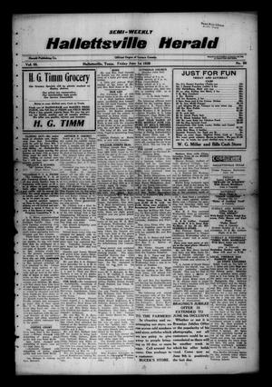 Semi-weekly Hallettsville Herald (Hallettsville, Tex.), Vol. 55, No. 96, Ed. 1 Friday, June 1, 1928