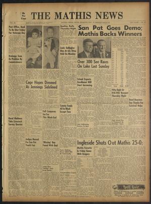 Primary view of object titled 'The Mathis News (Mathis, Tex.), Vol. 40, No. 47, Ed. 1 Thursday, November 10, 1960'.