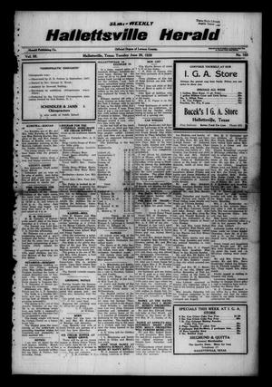 Primary view of object titled 'Semi-weekly Hallettsville Herald (Hallettsville, Tex.), Vol. 55, No. 103, Ed. 1 Tuesday, June 26, 1928'.