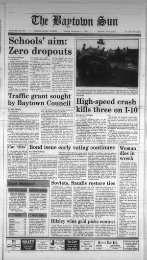 The Baytown Sun (Baytown, Tex.), Vol. 68, No. 275, Ed. 1 Monday, September 17, 1990