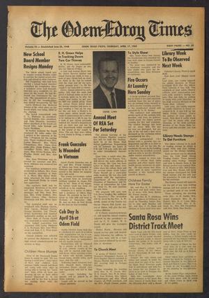 The Odem-Edroy Times (Odem, Tex.), Vol. 18, No. 20, Ed. 1 Thursday, April 17, 1969
