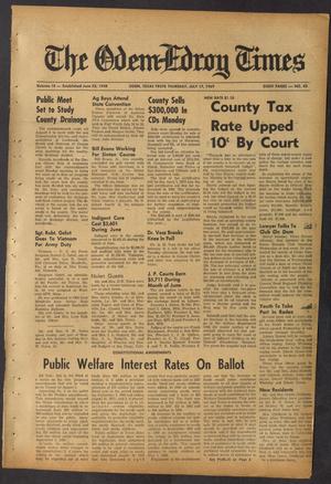 The Odem-Edroy Times (Odem, Tex.), Vol. 18, No. 43, Ed. 1 Thursday, July 17, 1969
