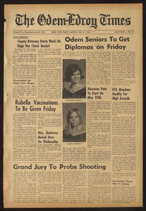 The Odem-Edroy Times (Odem, Tex.), Vol. 19, No. 31, Ed. 1 Thursday, May 21, 1970