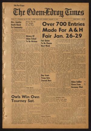 The Odem-Edroy Times (Odem, Tex.), Vol. 17, No. 33, Ed. 1 Thursday, January 19, 1967