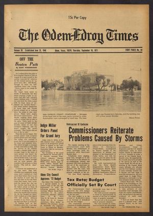 The Odem-Edroy Times (Odem, Tex.), Vol. 20, No. 44, Ed. 1 Thursday, September 16, 1971