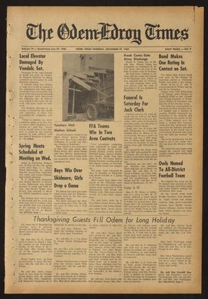 The Odem-Edroy Times (Odem, Tex.), Vol. 19, No. 9, Ed. 1 Thursday, November 27, 1969