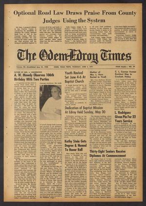 The Odem-Edroy Times (Odem, Tex.), Vol. 20, No. 29, Ed. 1 Thursday, June 3, 1971