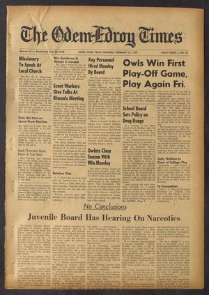 The Odem-Edroy Times (Odem, Tex.), Vol. 17, No. 63, Ed. 1 Thursday, February 13, 1969