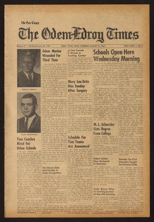 The Odem-Edroy Times (Odem, Tex.), Vol. 17, No. 5, Ed. 1 Thursday, August 31, 1967