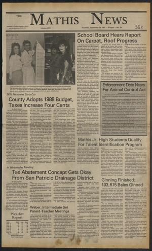 The Mathis News (Mathis, Tex.), Vol. 64, No. 39, Ed. 1 Thursday, September 24, 1987