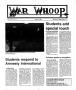 Primary view of War Whoop (Abilene, Tex.), Vol. 66, No. 10, Ed. 1, Friday, February 24, 1989