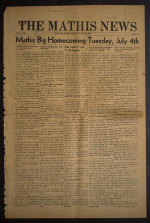 The Mathis News (Mathis, Tex.), Vol. 35, No. 26, Ed. 1 Friday, June 30, 1950
