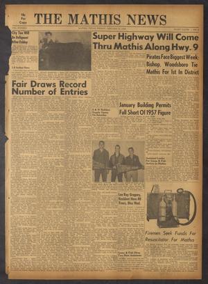 The Mathis News (Mathis, Tex.), Vol. 43, No. 6, Ed. 1 Friday, January 31, 1958