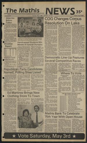 The Mathis News (Mathis, Tex.), Vol. 63, No. 18, Ed. 1 Thursday, May 1, 1986