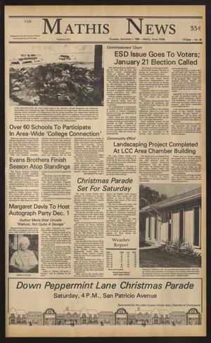 The Mathis News (Mathis, Tex.), Vol. 65, No. 48, Ed. 1 Thursday, December 1, 1988