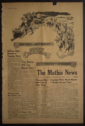 Primary view of object titled 'The Mathis News (Mathis, Tex.), Vol. 35, No. 51, Ed. 1 Friday, December 22, 1950'.