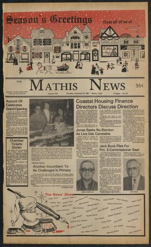 The Mathis News (Mathis, Tex.), Vol. 64, No. 52, Ed. 1 Thursday, December 24, 1987