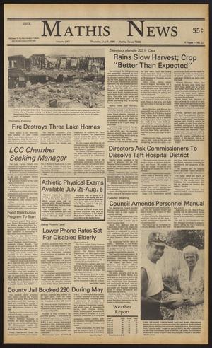 The Mathis News (Mathis, Tex.), Vol. 65, No. 27, Ed. 1 Thursday, July 7, 1988