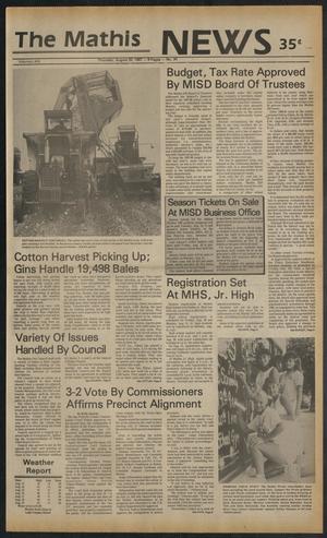 The Mathis News (Mathis, Tex.), Vol. 64, No. 34, Ed. 1 Thursday, August 20, 1987