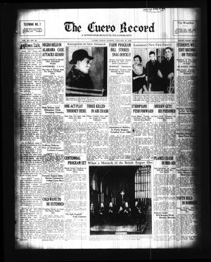 The Cuero Record (Cuero, Tex.), Vol. 42, No. 20, Ed. 1 Sunday, January 26, 1936