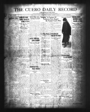 Primary view of object titled 'The Cuero Daily Record (Cuero, Tex.), Vol. 67, No. 89, Ed. 1 Friday, October 14, 1927'.